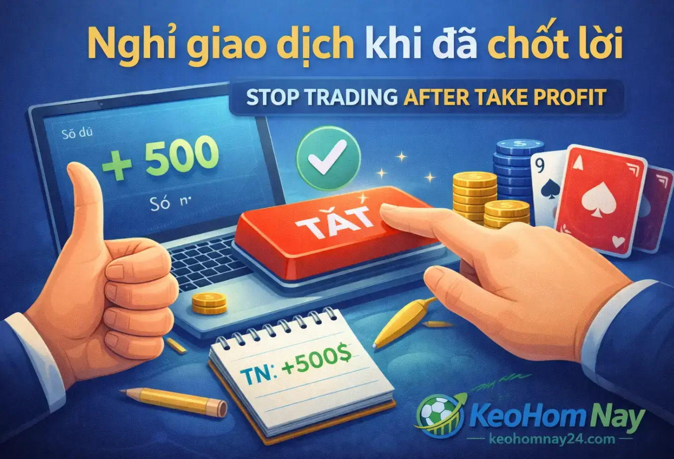 Người chơi dừng lại sau khi đạt lợi nhuận mục tiêu